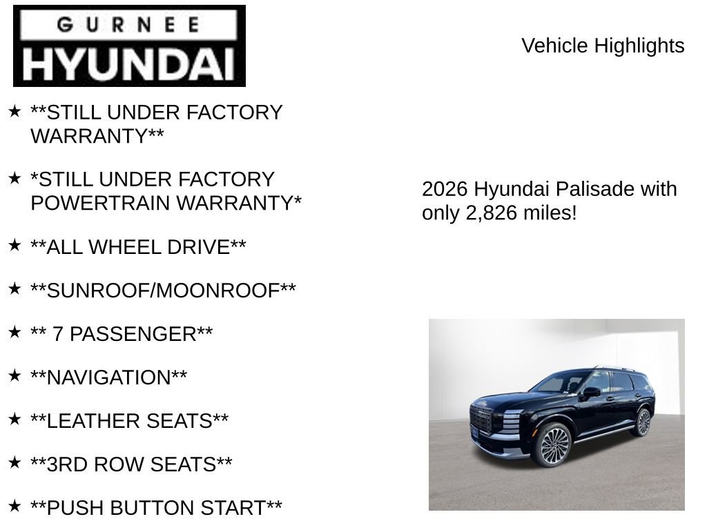 Certified 2026 Hyundai Palisade Calligraphy image 7