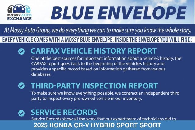 Certified 2025 Honda CR-V Sport image 8