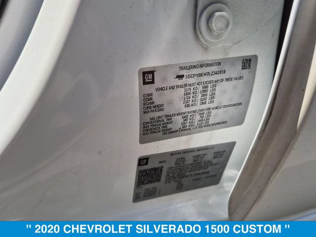 Used 2020 Chevrolet Silverado 1500 Custom w/ Custom Value Package AWD/4WD image 36