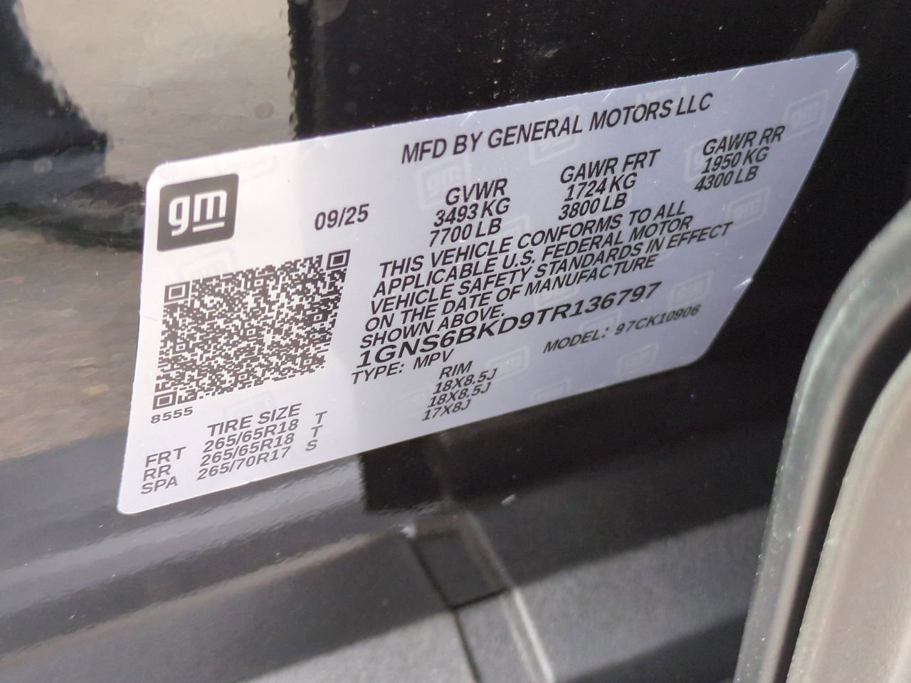 New 2026 Chevrolet Suburban LS w/ LPO, Dark Essentials Package image 33