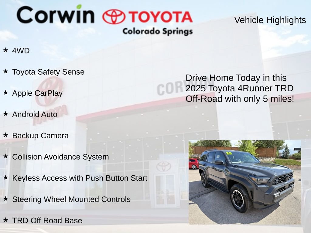Used 2025 Toyota 4Runner TRD Off-Road image 7