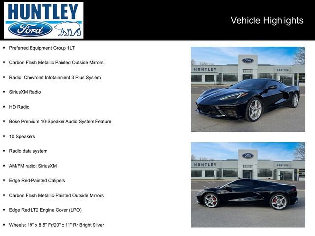 Used 2021 Chevrolet Corvette Stingray Coupe w/ 1LT image 2
