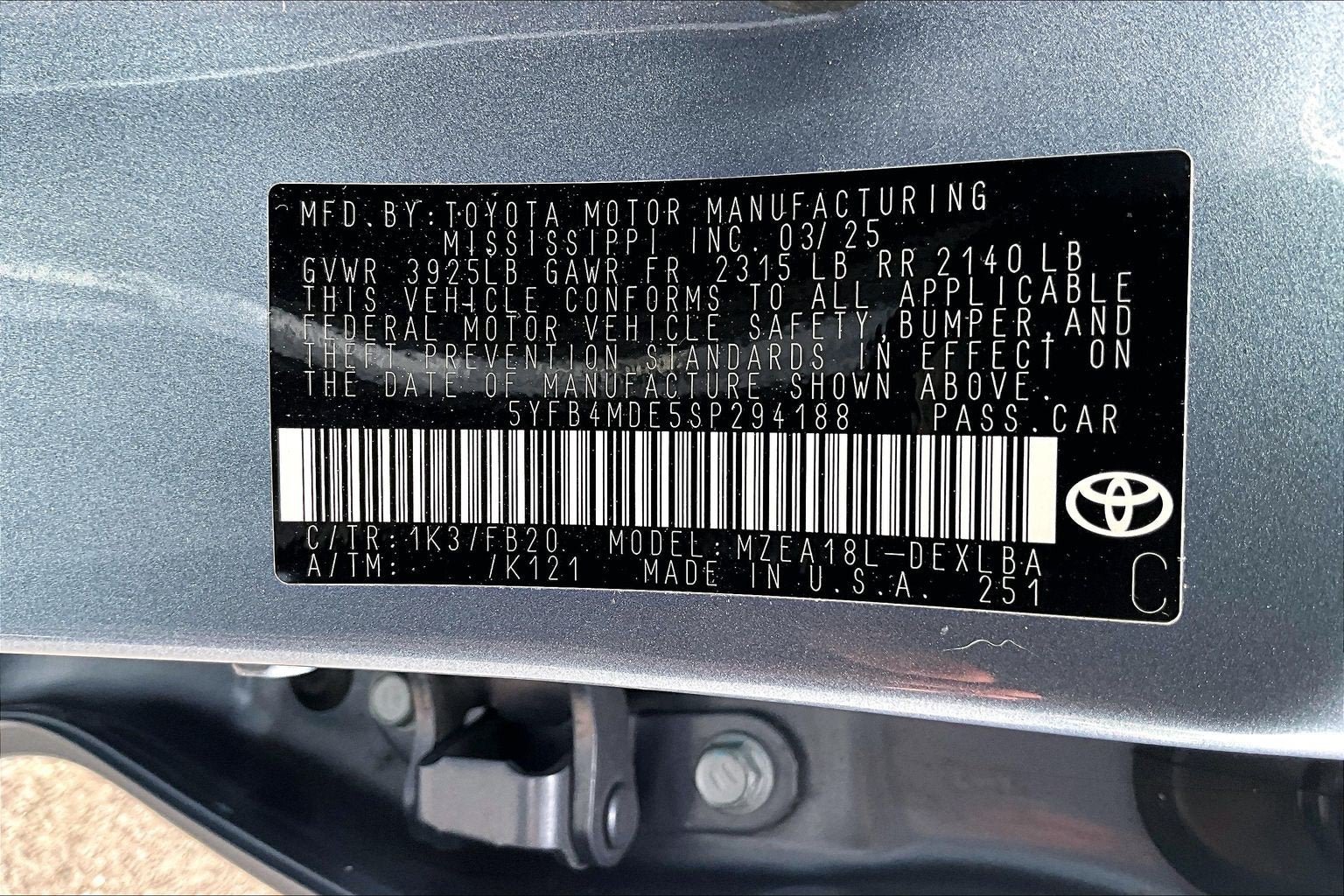 Used 2025 Toyota Corolla LE FWD image 29