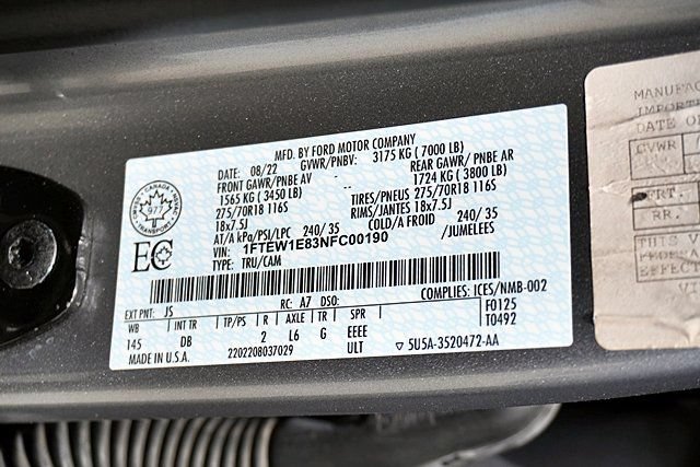 Used 2022 Ford F150 Tremor AWD/4WD image 14