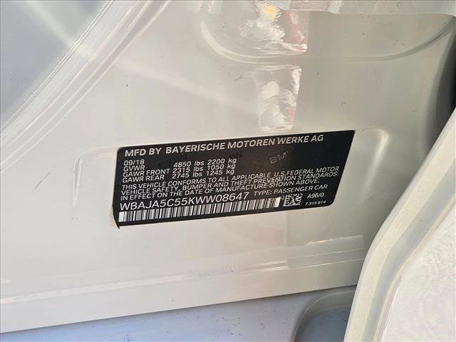 Used 2019 BMW 530i w/ Convenience Package image 26