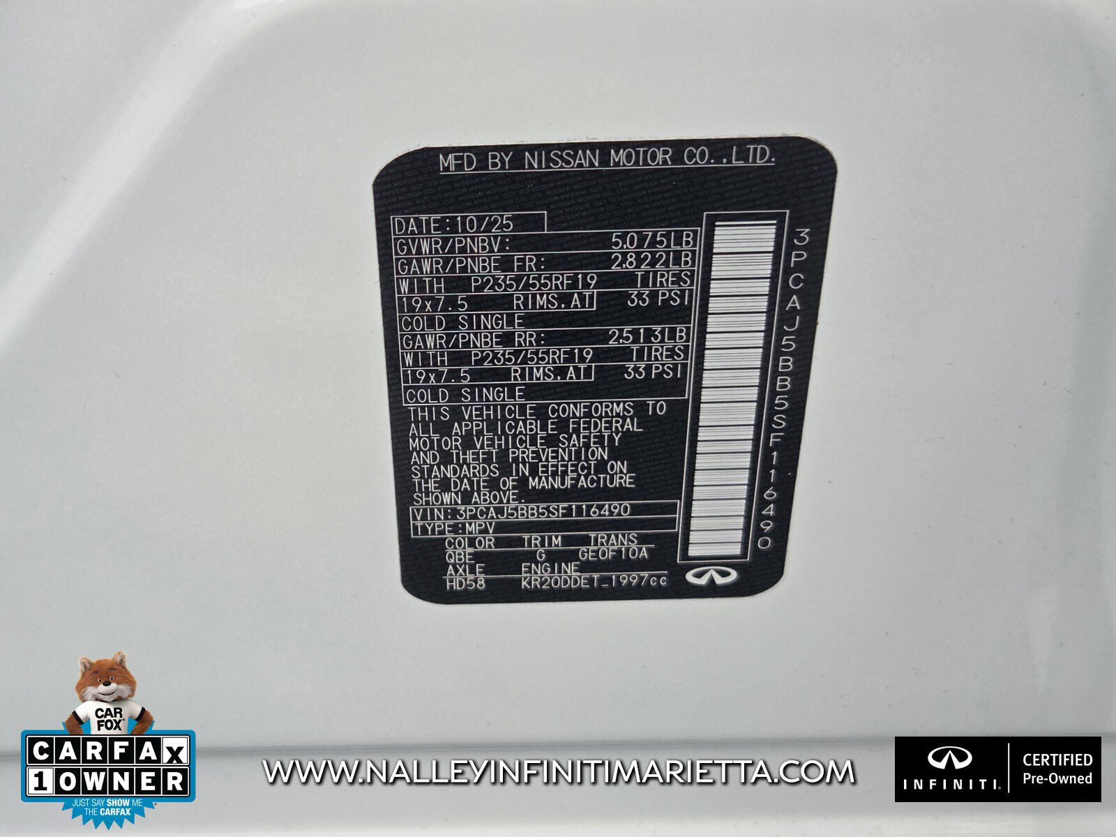 Used 2025 INFINITI QX50 Luxe AWD/4WD image 32