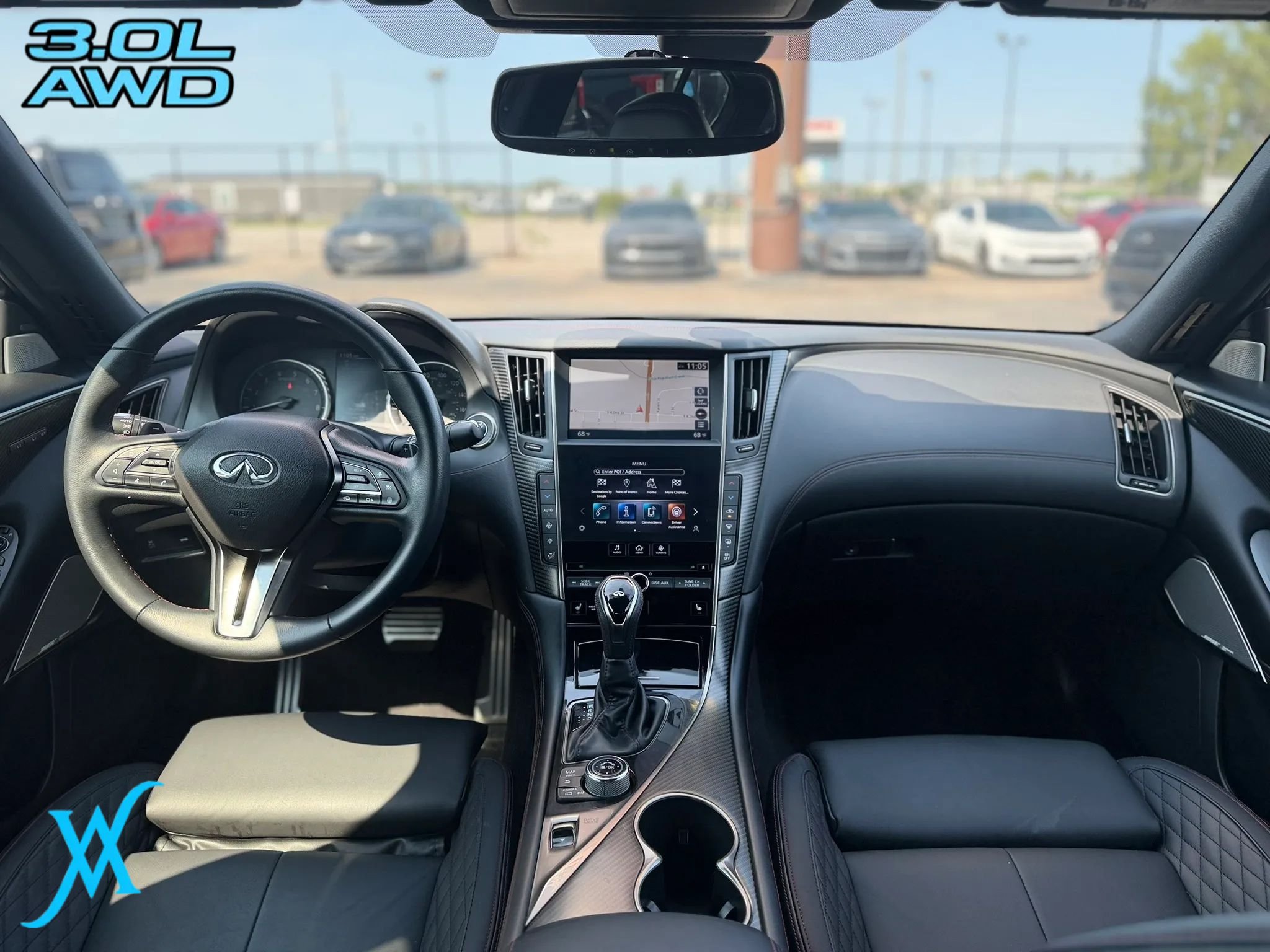 Used 2023 INFINITI Q50 Red Sport 400 w/ Black Opal Edition AWD/4WD image 26