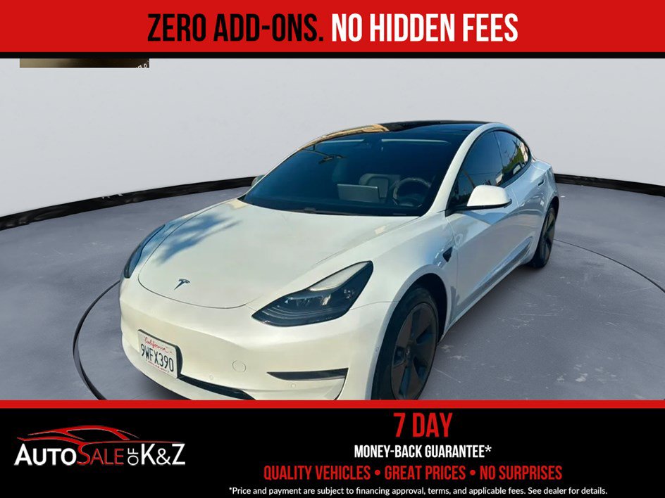 Used 2021 Tesla Model 3 Standard Range Plus