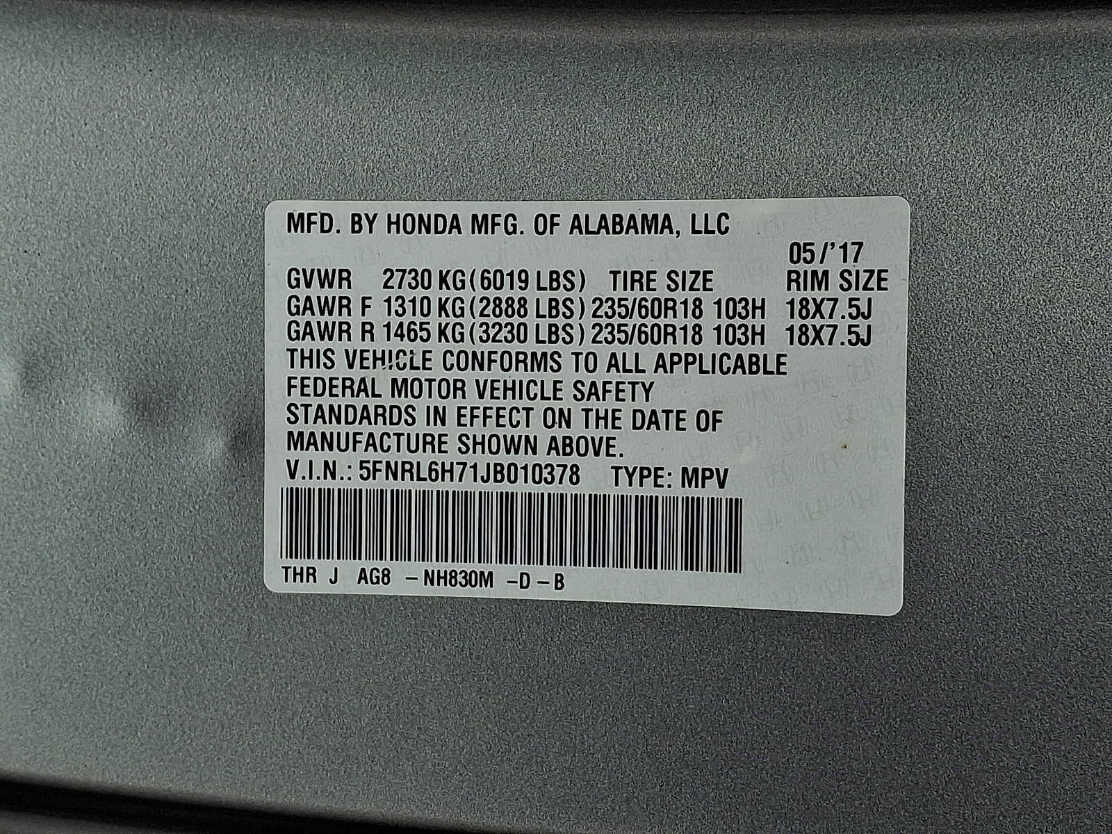 Used 2018 Honda Odyssey EX-L image 27