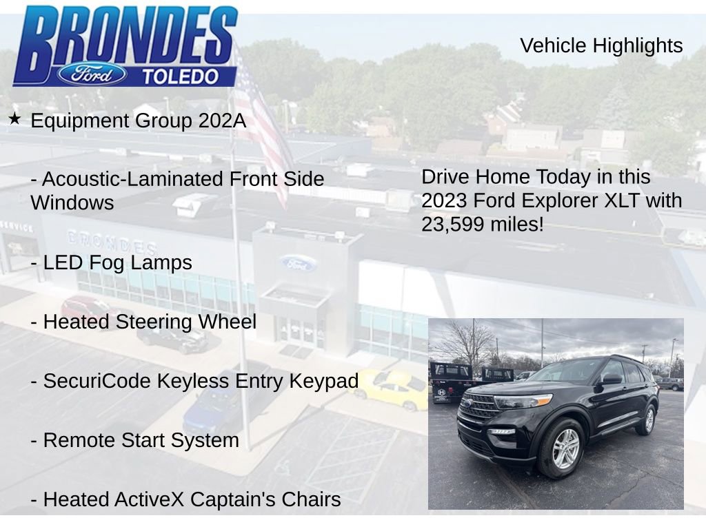 Used 2023 Ford Explorer XLT w/ Equipment Group 202A image 5