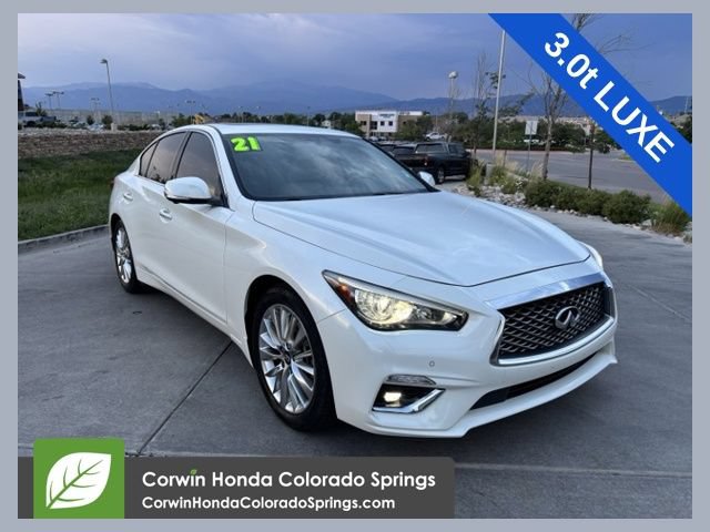 Used 2021 INFINITI Q50 Luxe