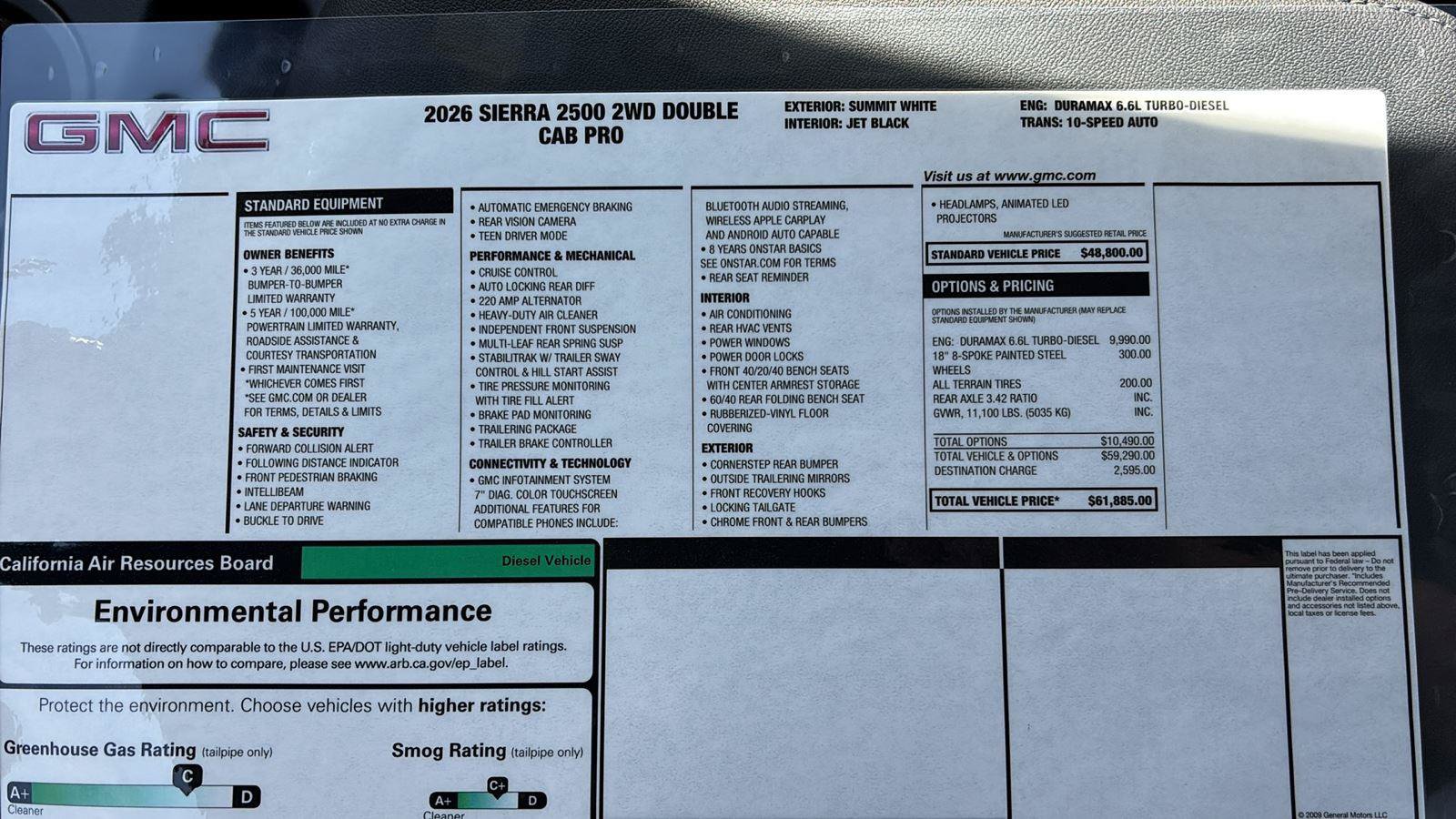 New 2026 GMC Sierra 2500 Pro RWD image 34
