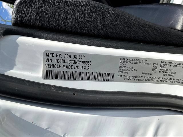 Used 2022 Dodge Durango R/T w/ Blacktop Package AWD/4WD image 21