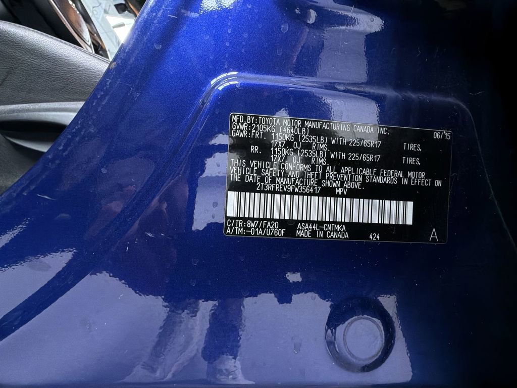 Used 2015 Toyota RAV4 XLE AWD/4WD image 15