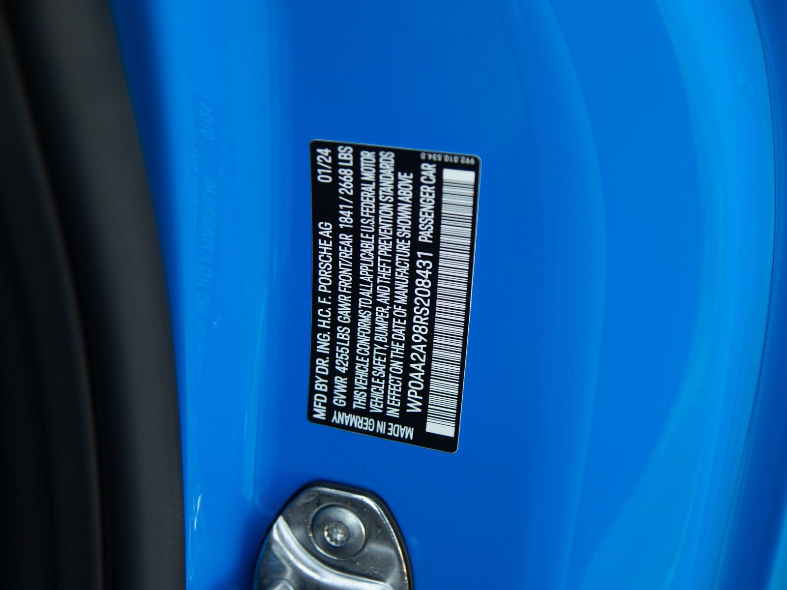 Certified 2024 Porsche 911 Carrera T RWD image 20