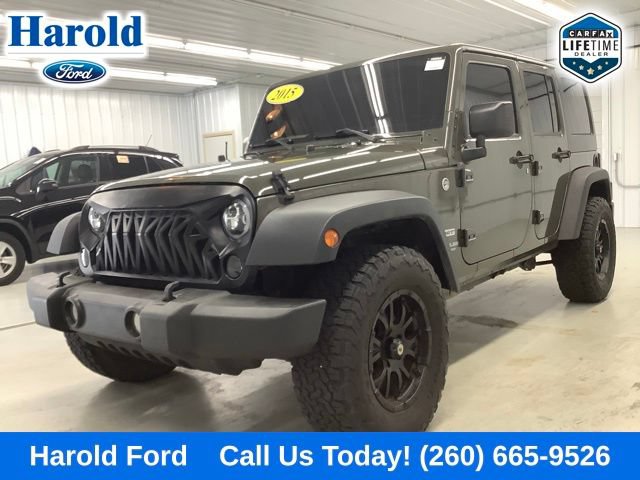 Used 2015 Jeep Wrangler Unlimited Sport w/ Quick Order Package 24S AWD/4WD image 3