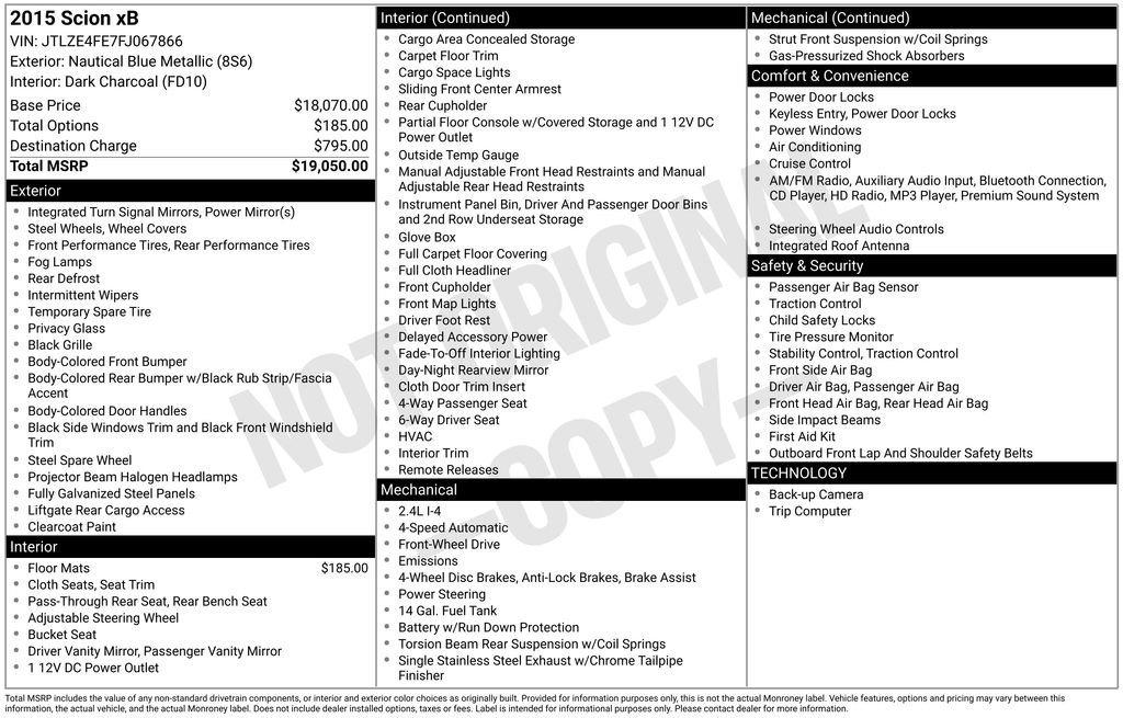 Used 2015 Scion xB image 40