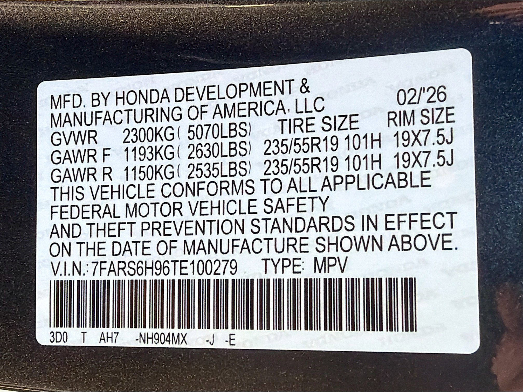 New 2026 Honda CR-V Sport Touring image 45