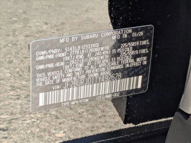 New 2026 Subaru Outback Touring XT image 19