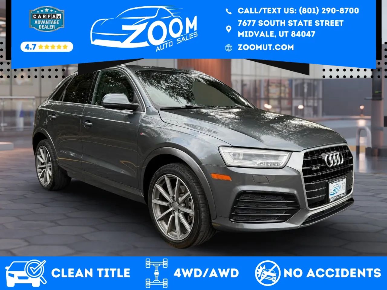 Used 2018 Audi Q3 2.0T Premium Plus AWD/4WD image 1