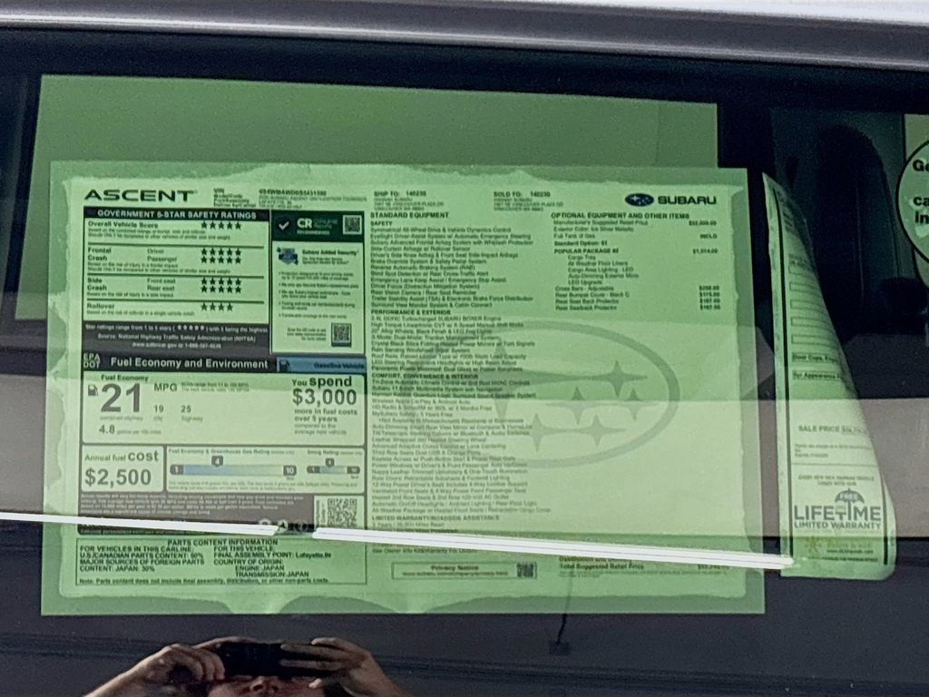 New 2025 Subaru Ascent Bronze Edition w/ Popular Package #2 image 26