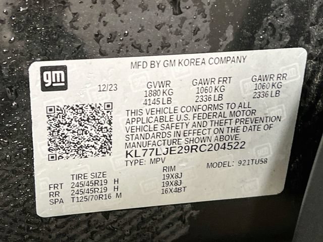 Used 2024 Chevrolet Trax RS w/ Driver Confidence Package FWD image 12