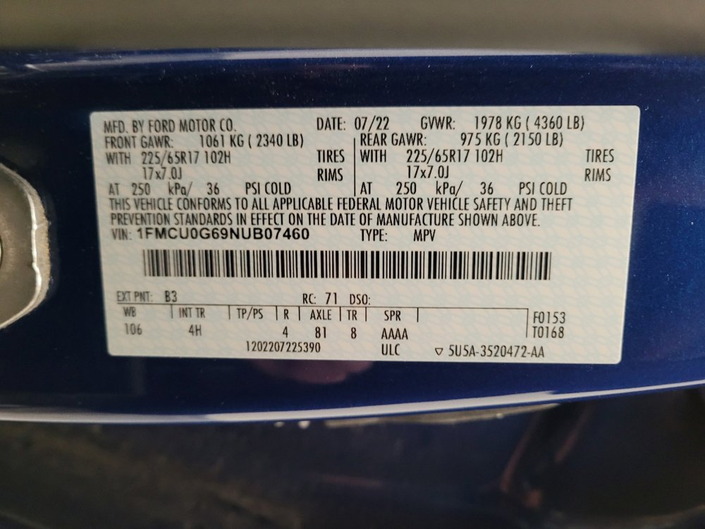 Used 2022 Ford Escape SE w/ Convenience Package image 33