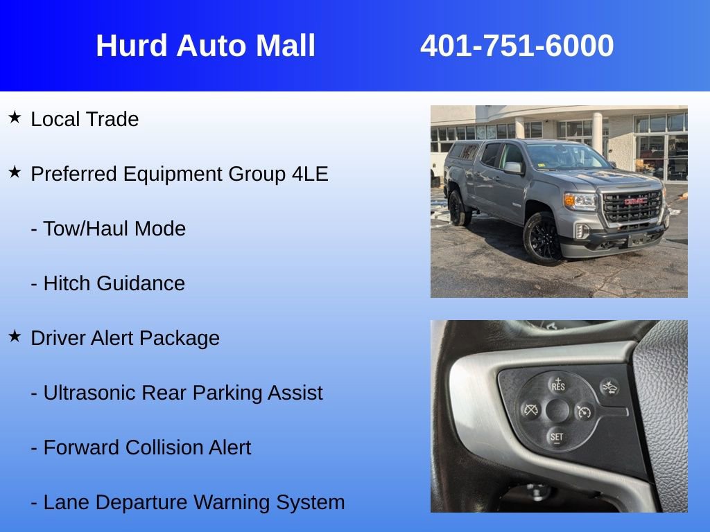 Certified 2021 GMC Canyon Elevation w/ Driver Alert Package image 6