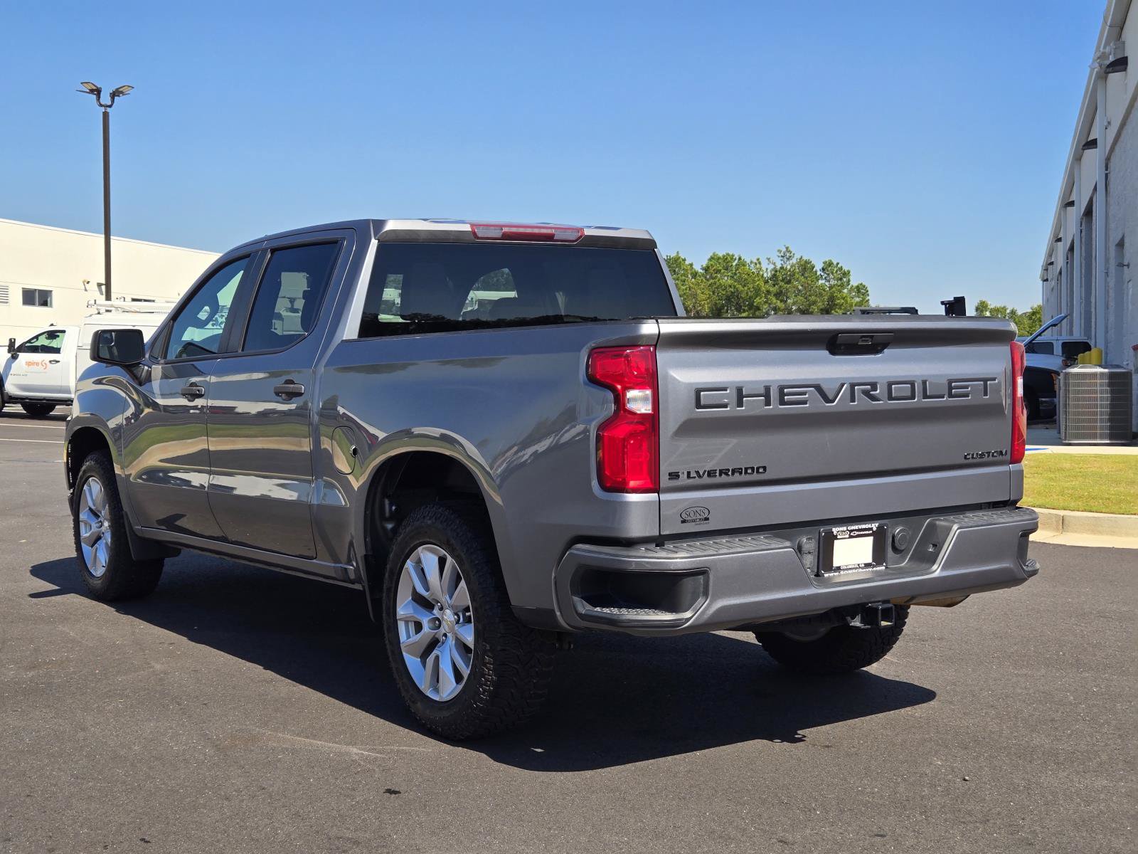 Used 2021 Chevrolet Silverado 1500 Custom w/ LPO, Dark Essentials Package RWD image 10