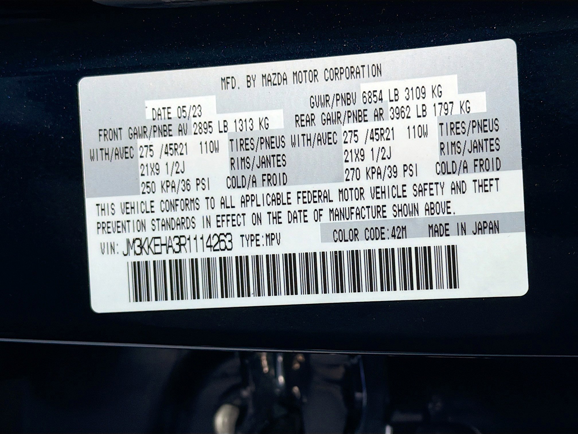 Used 2024 MAZDA CX-90 Plug-In Hybrid w/ Premium Plus image 44