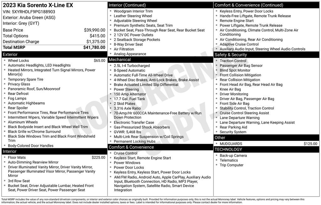 Used 2023 Kia Sorento X-Line EX image 25