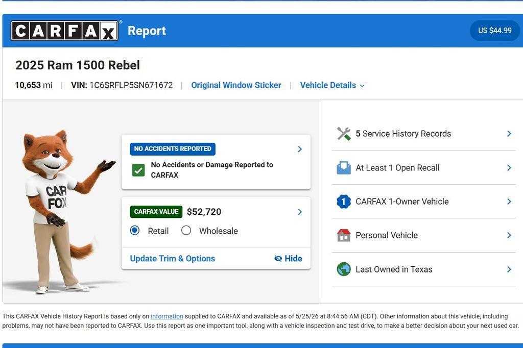 Used 2025 RAM 1500 Rebel w/ Rebel Level 1 Equipment Group AWD/4WD image 9