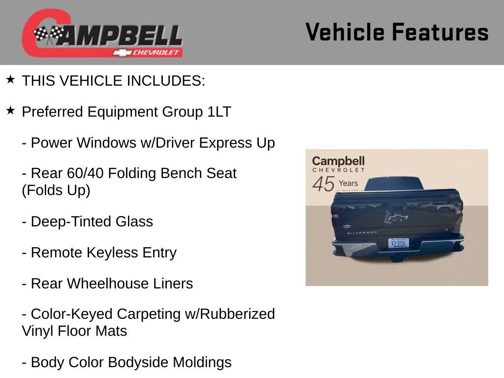 Used 2015 Chevrolet Silverado 1500 LT w/ LT Convenience Package AWD/4WD image 5
