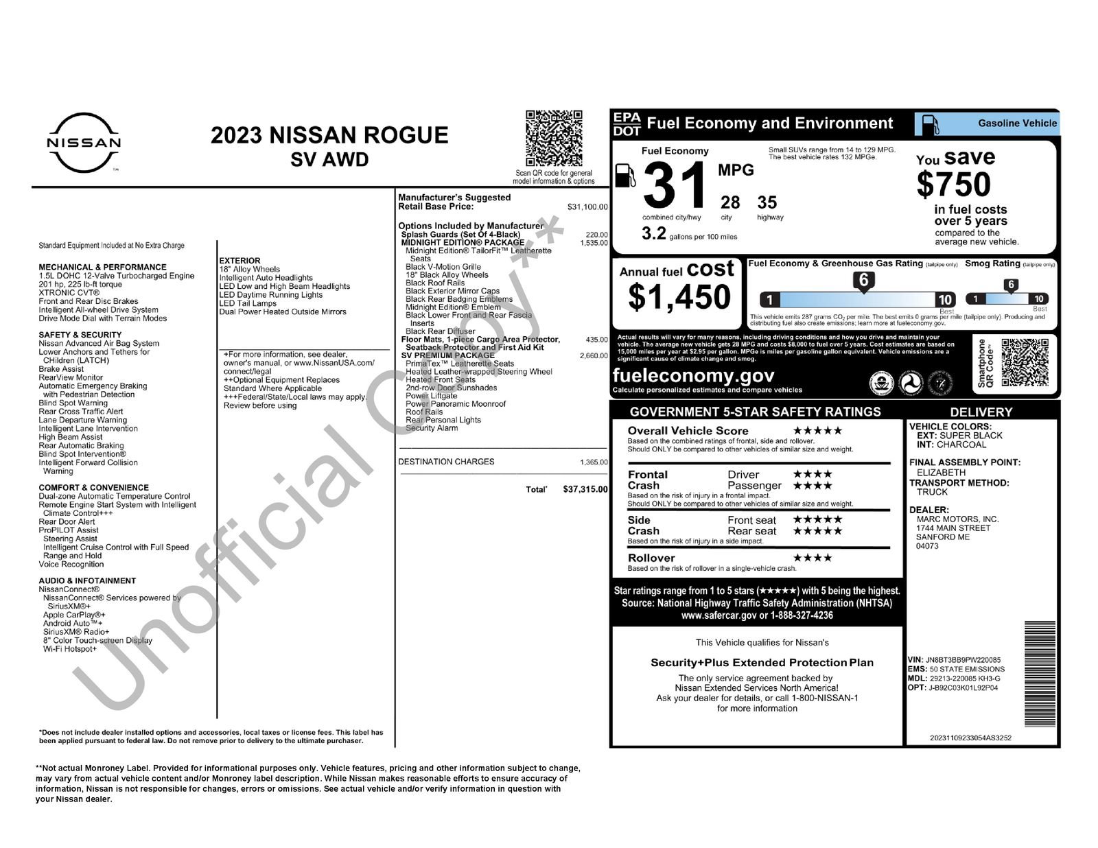 Used 2023 Nissan Rogue SV w/ SV Premium B Package AWD/4WD image 17