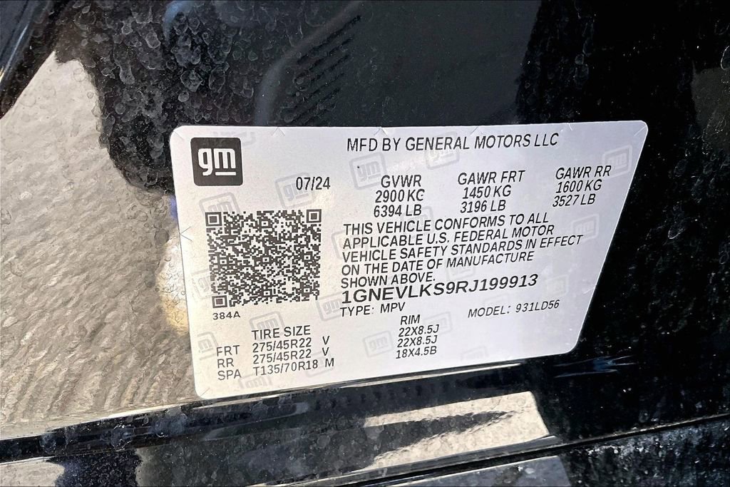 Used 2024 Chevrolet Traverse RS w/ LPO, Floor Liner Package AWD/4WD image 45