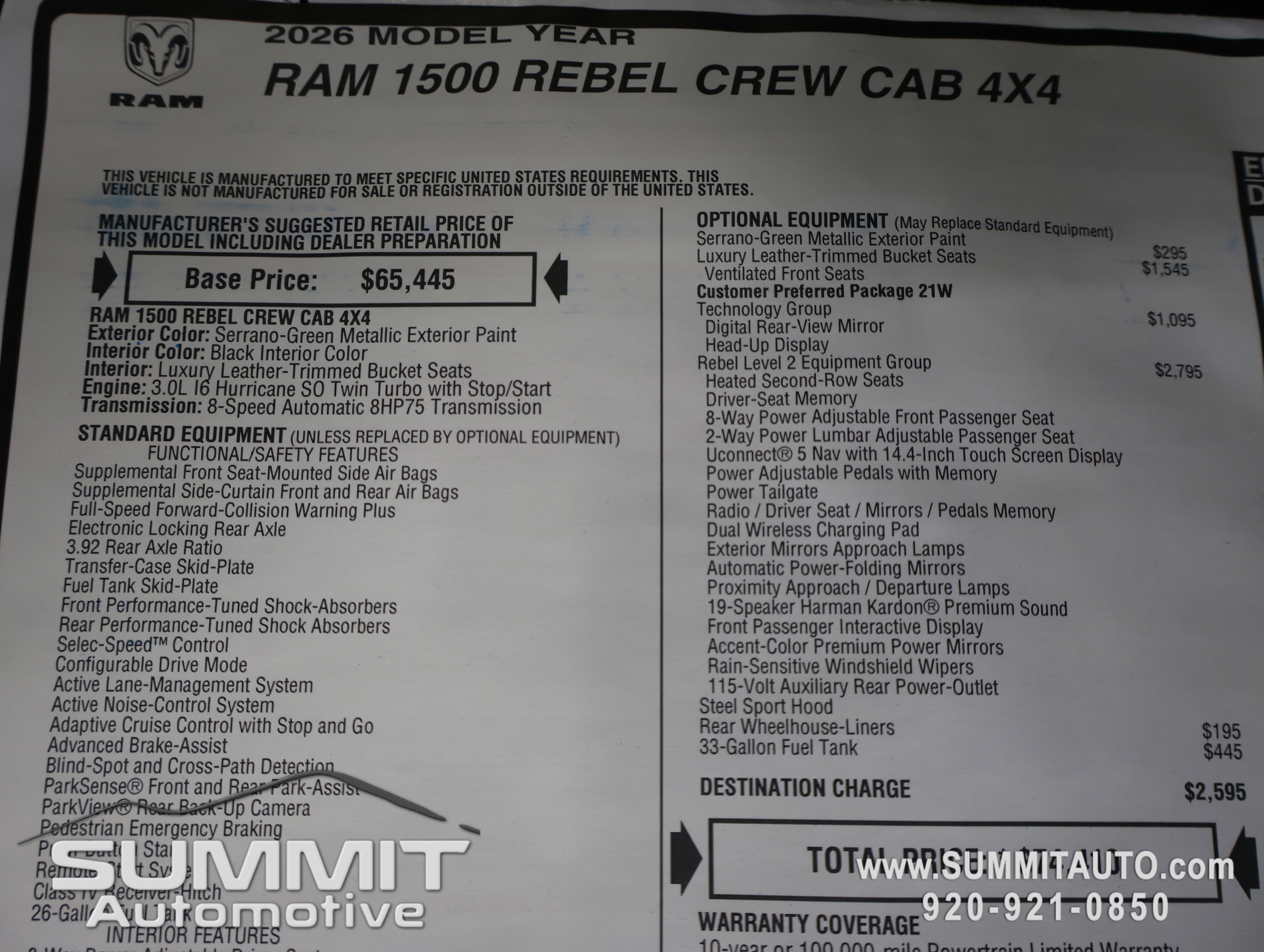 New 2026 RAM 1500 Rebel image 40