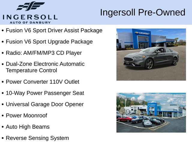 Used 2017 Ford Fusion Sport w/ Equipment Group 401A image 5