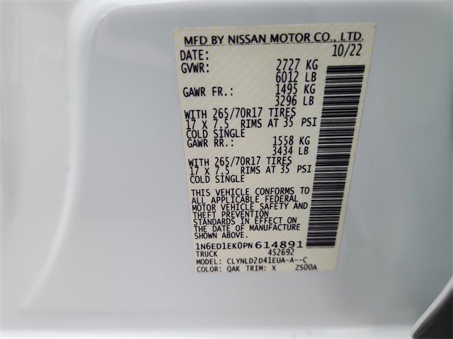 Certified 2023 Nissan Frontier PRO-4X w/ Technology Package image 18