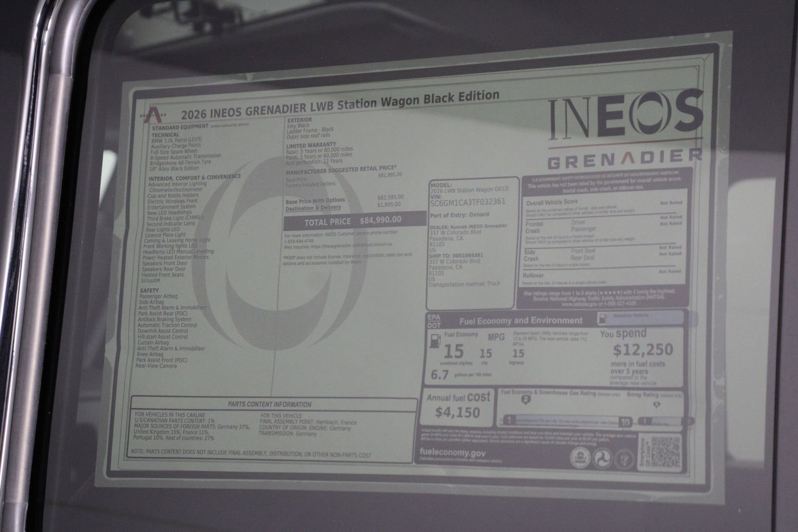 New 2026 INEOS Grenadier AWD/4WD image 22