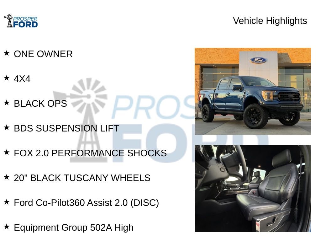 Used 2022 Ford F150 Lariat w/ Equipment Group 502A High image 5