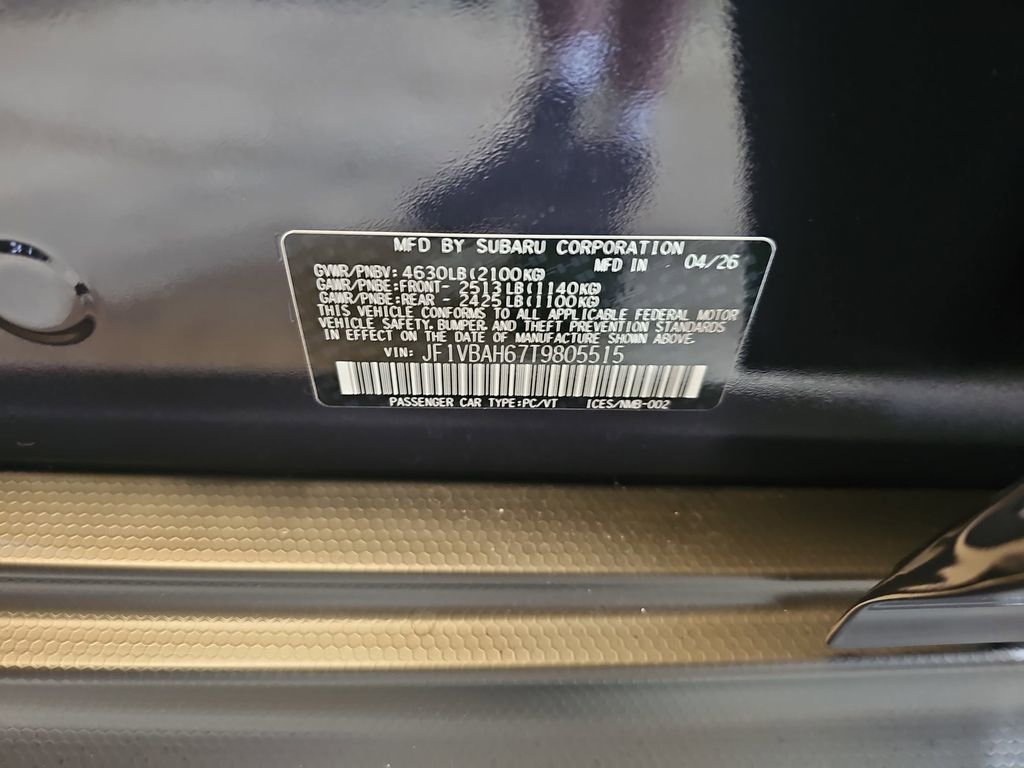 New 2026 Subaru WRX Premium AWD/4WD image 37