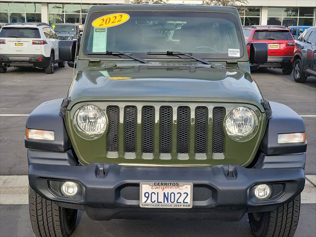 Certified 2022 Jeep Wrangler Unlimited Sport AWD/4WD image 4