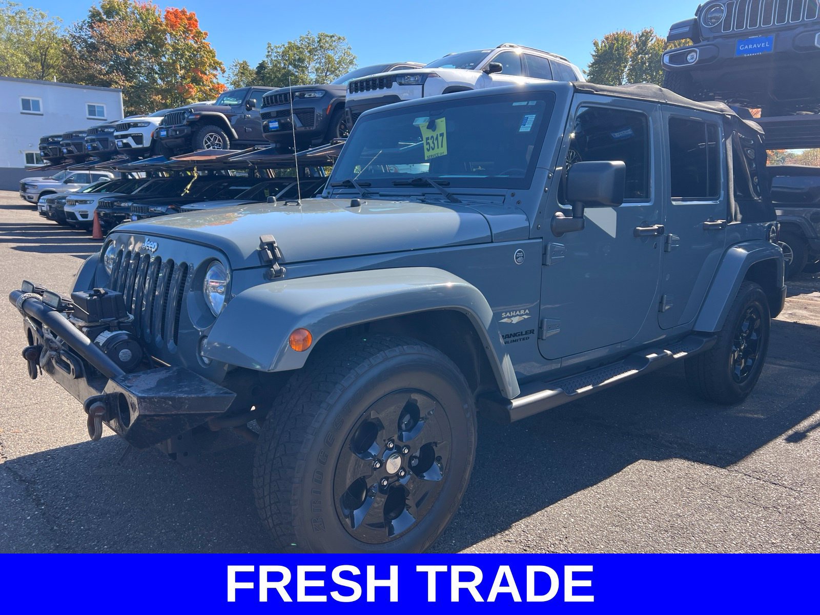 Used 2015 Jeep Wrangler Unlimited Sahara w/ Connectivity Group AWD/4WD image 1