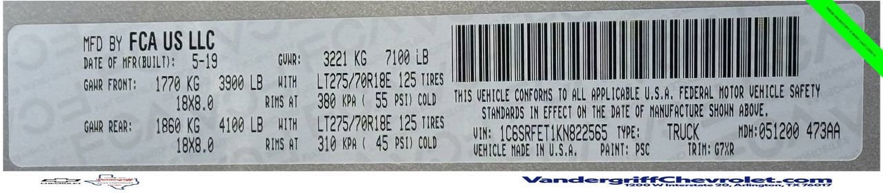 Used 2019 RAM 1500 Rebel AWD/4WD image 26