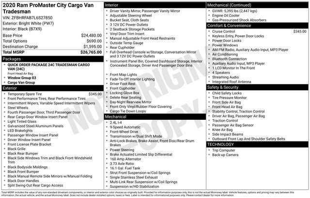 Used 2020 RAM ProMaster City Tradesman image 3