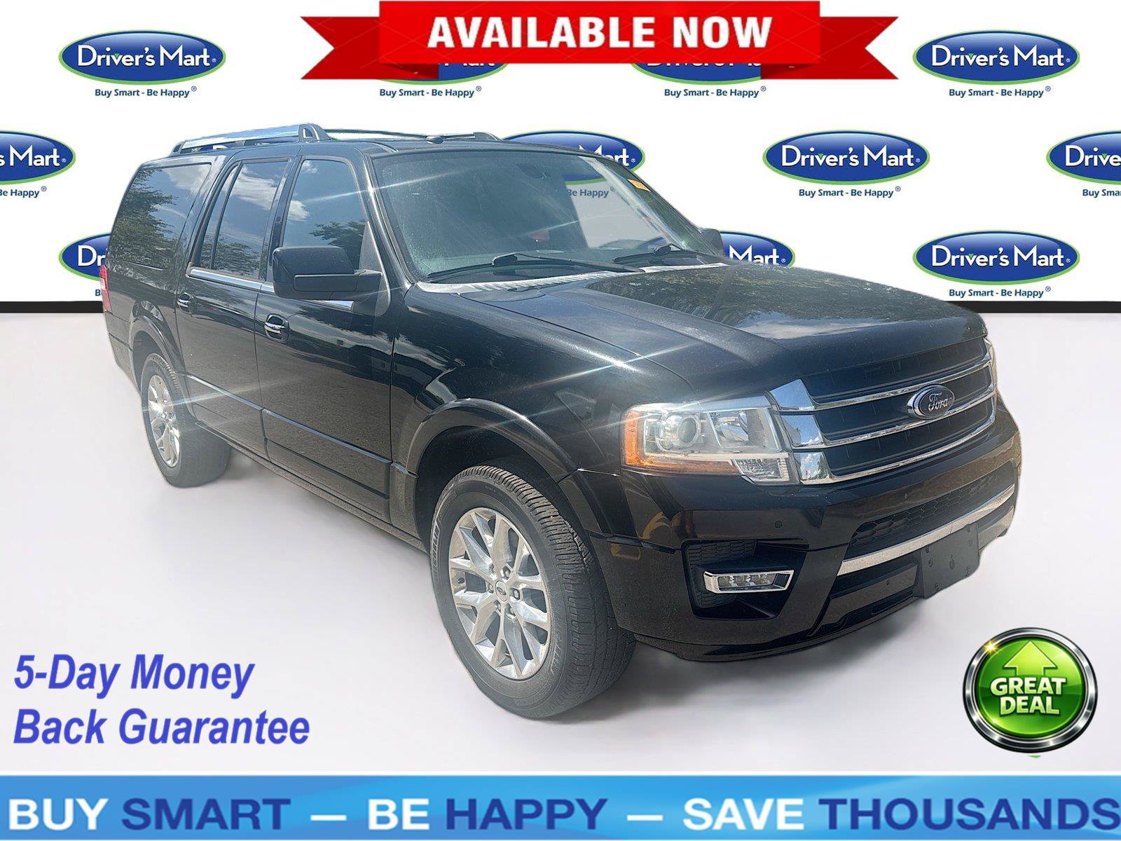 Used 2017 Ford Expedition EL Limited w/ Equipment Group 301A RWD image 1