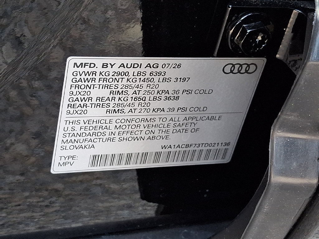 New 2026 Audi Q7 2.0T Premium AWD/4WD image 13