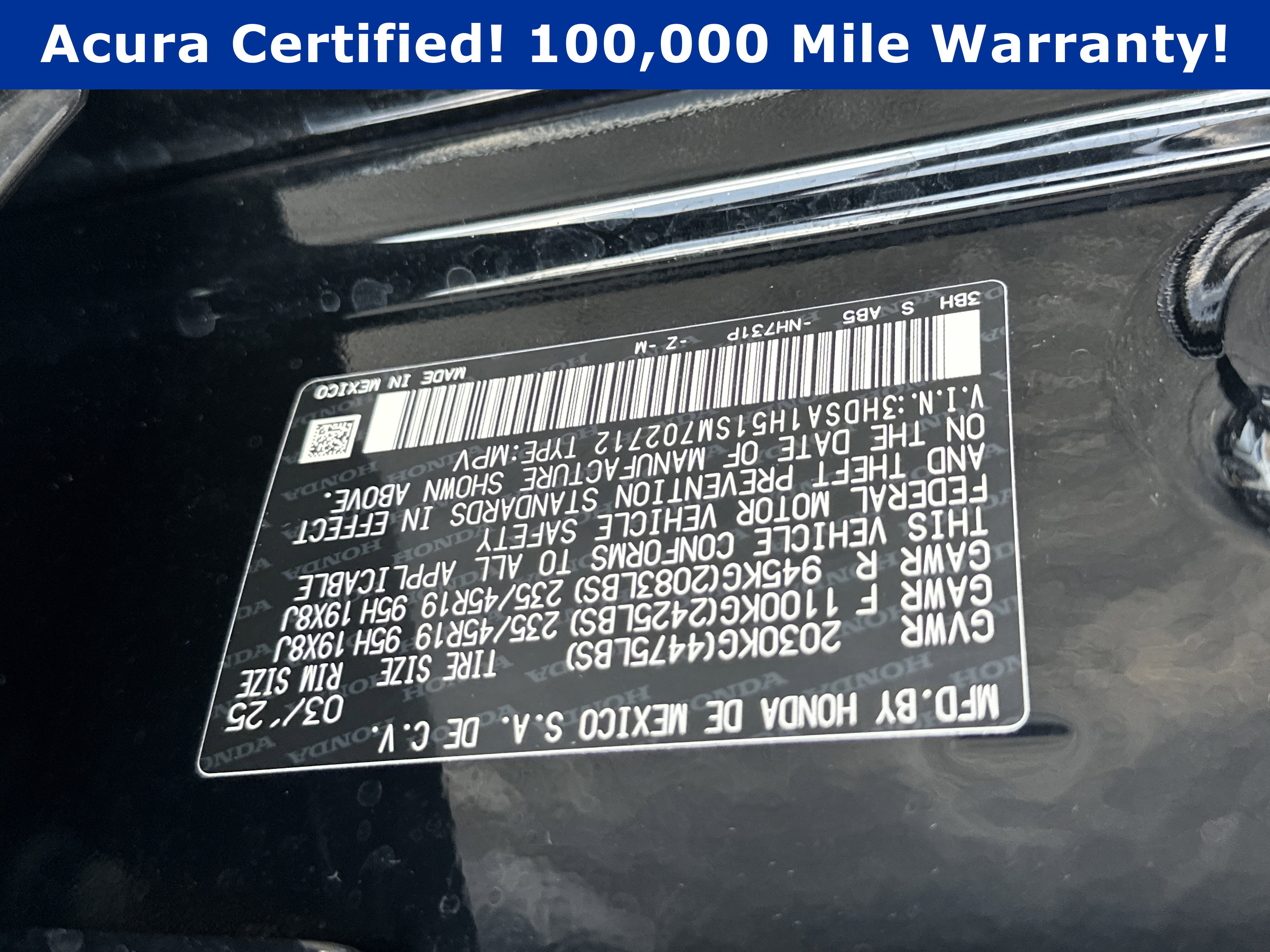 Certified 2025 Acura ADX A-Spec FWD image 38