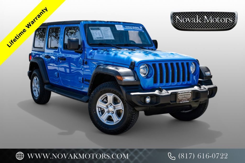 Used 2022 Jeep Wrangler Unlimited Sport image 1