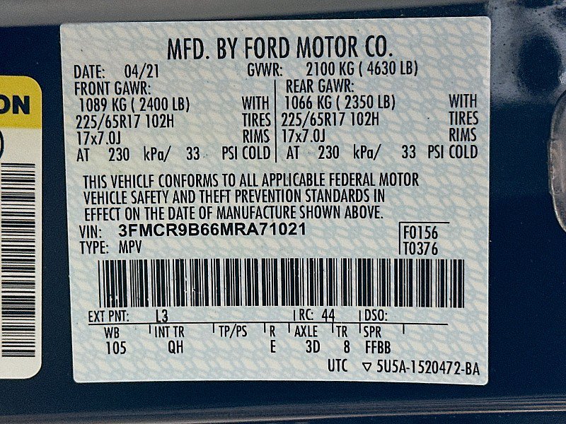 Used 2021 Ford Bronco Sport Big Bend AWD/4WD image 31